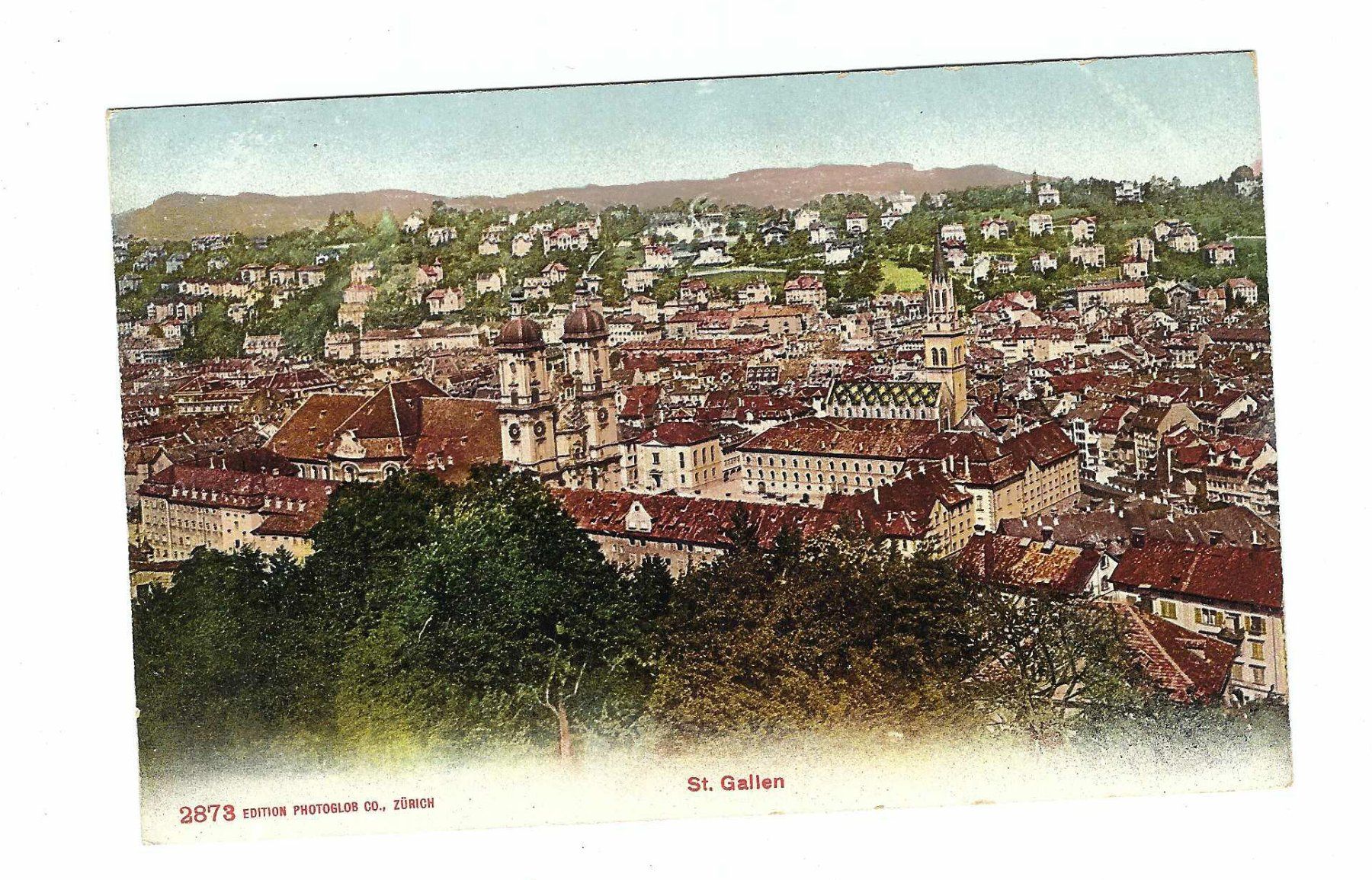 Tutti i francobolli: Kastenstempel St. Gallen r2 – Usato da Aarau venduto da fussball-fussball 1