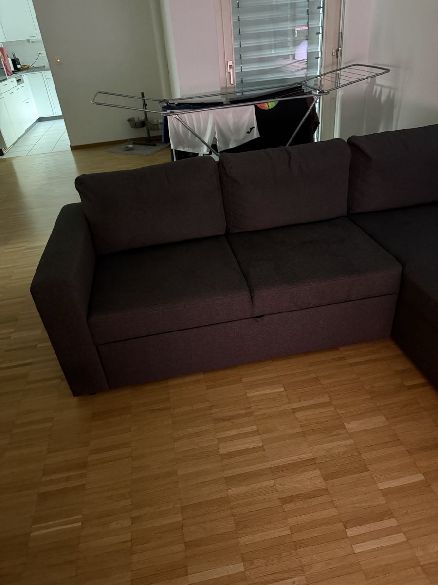 Divani: Ecksofa Stoff grau mit Bettfunktion – Usato da Amsteg venduto da Migi_lm1 3