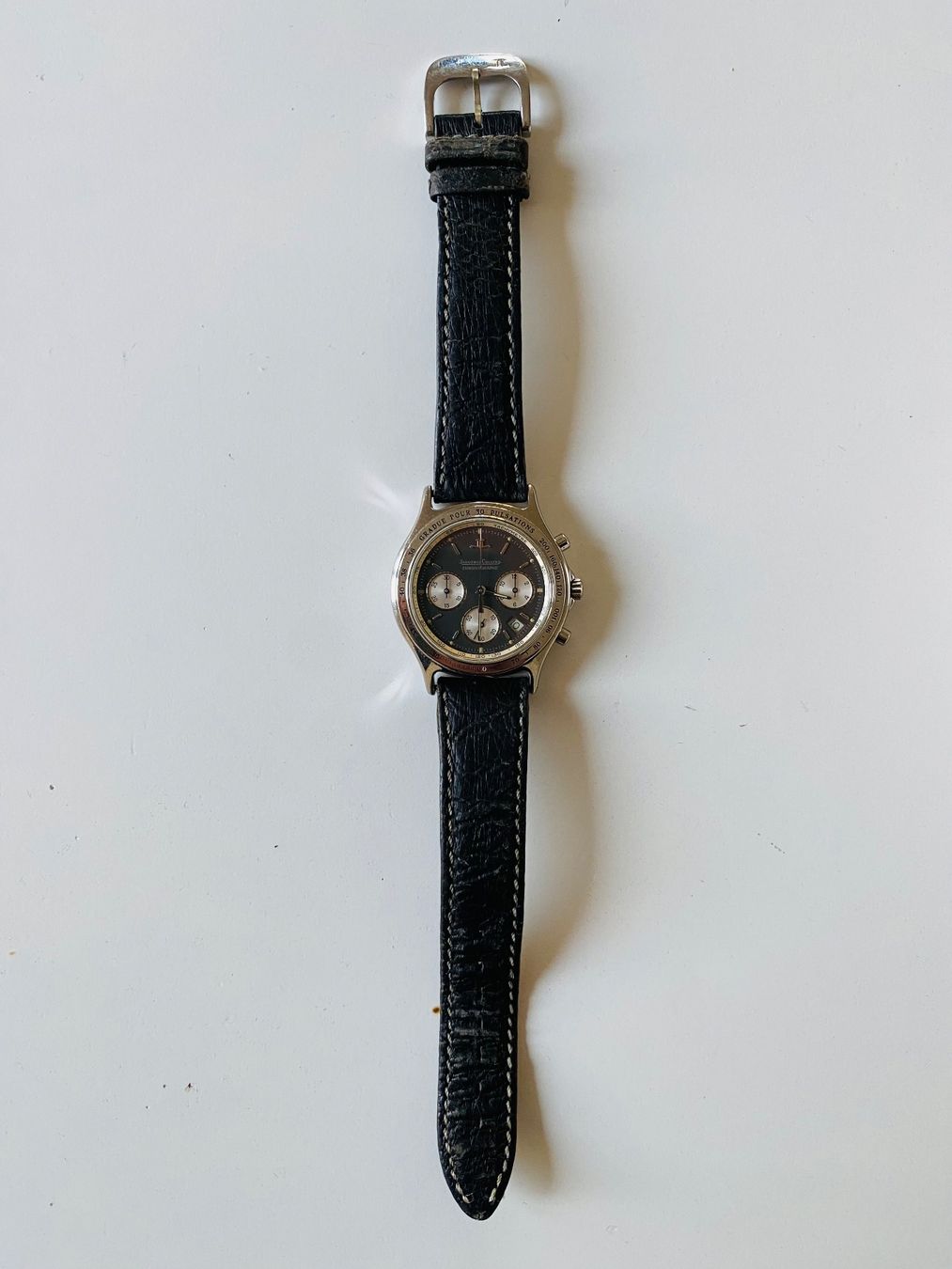 Jaeger-Lecoultre Orologi: Jaeger LeCoultre Chronograph Heraion Grey ref. 115.8.31 – Usato da Küsnacht ZH venduto da Pedramy 9