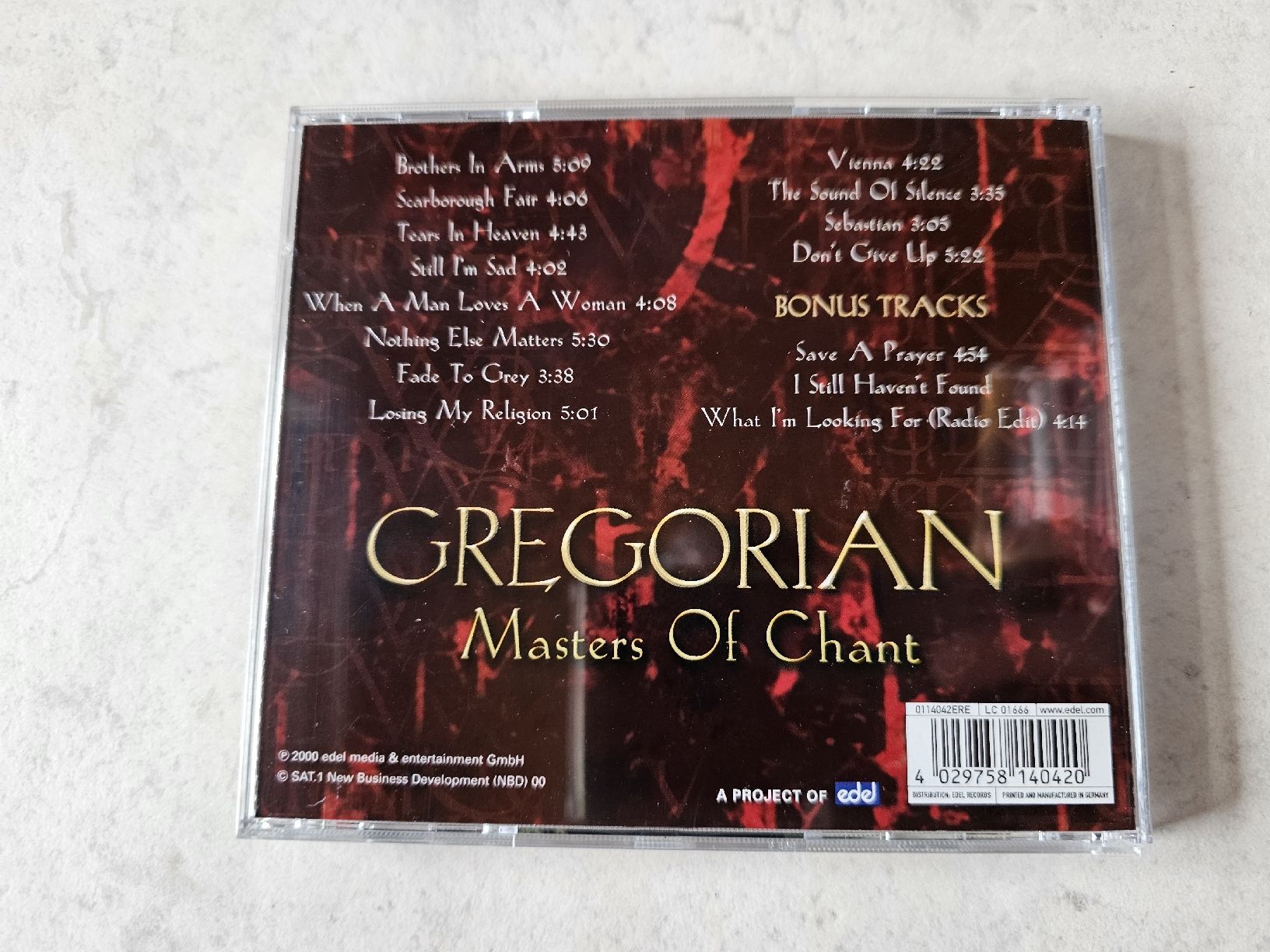 CDs: Gregorian  -  Masters Of Chant – Gebraucht aus Schneisingen von backstore24 1