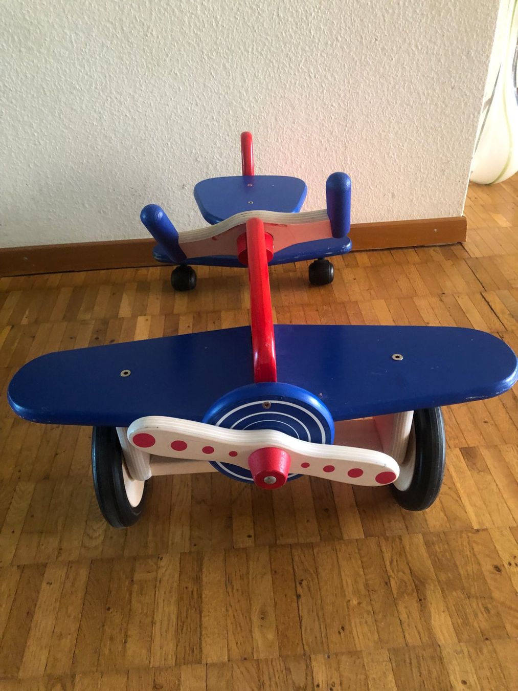 Veicoli per bambini: Flugzeug-Rutscher aus Holz – Usato da Bassersdorf venduto da sammelfloh 3