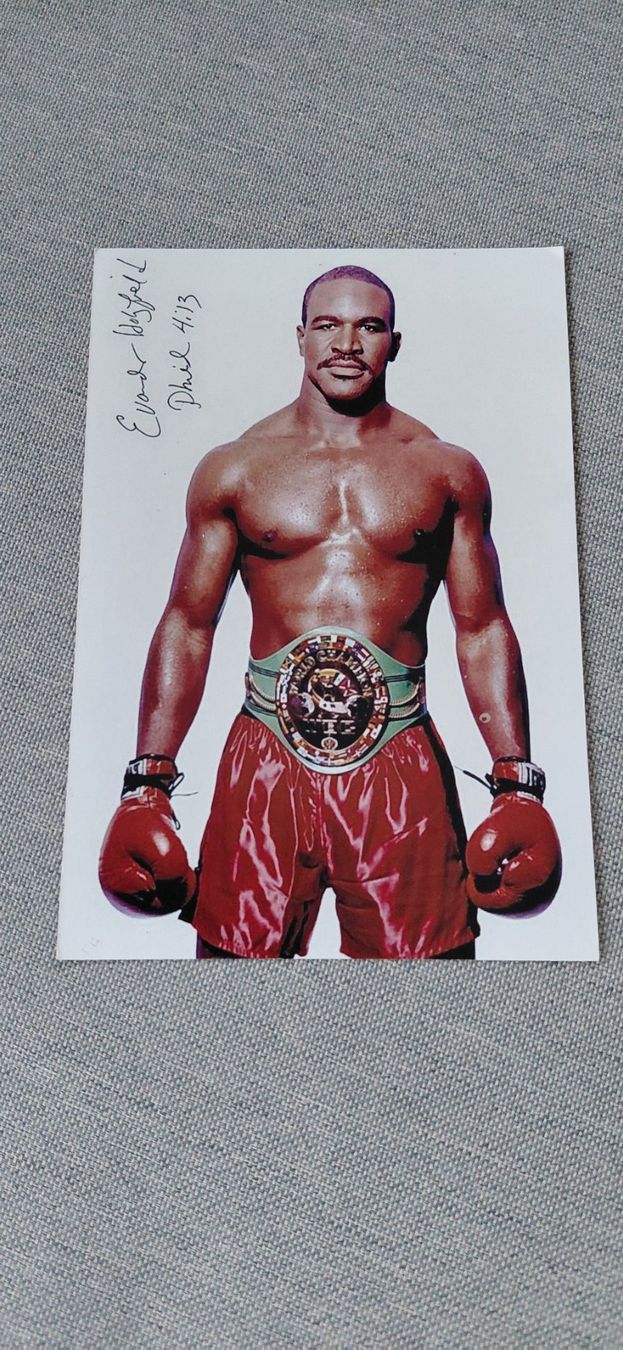 Autogramme: Autogramm Evander Holyfield – Gebraucht aus Schmerikon von Olympia04