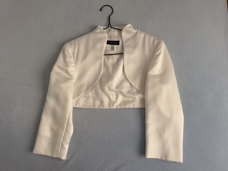 Tolle Bolero Jacke cremeweiss Grösse 40