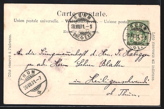 Cartoline postali: Bern, Strassenpartie mit Marktständen u – Usato da Berlin venduto da bartko-reher 1