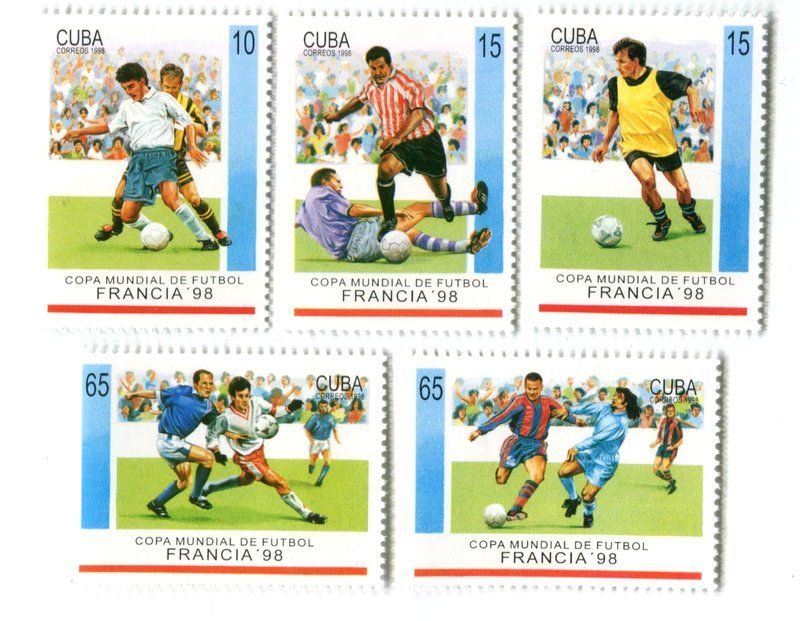 Tutti i francobolli: Briefmarken "Fussball". Kuba – Nuovo e nell'imballaggio originale da Basel venduto da Butsch5