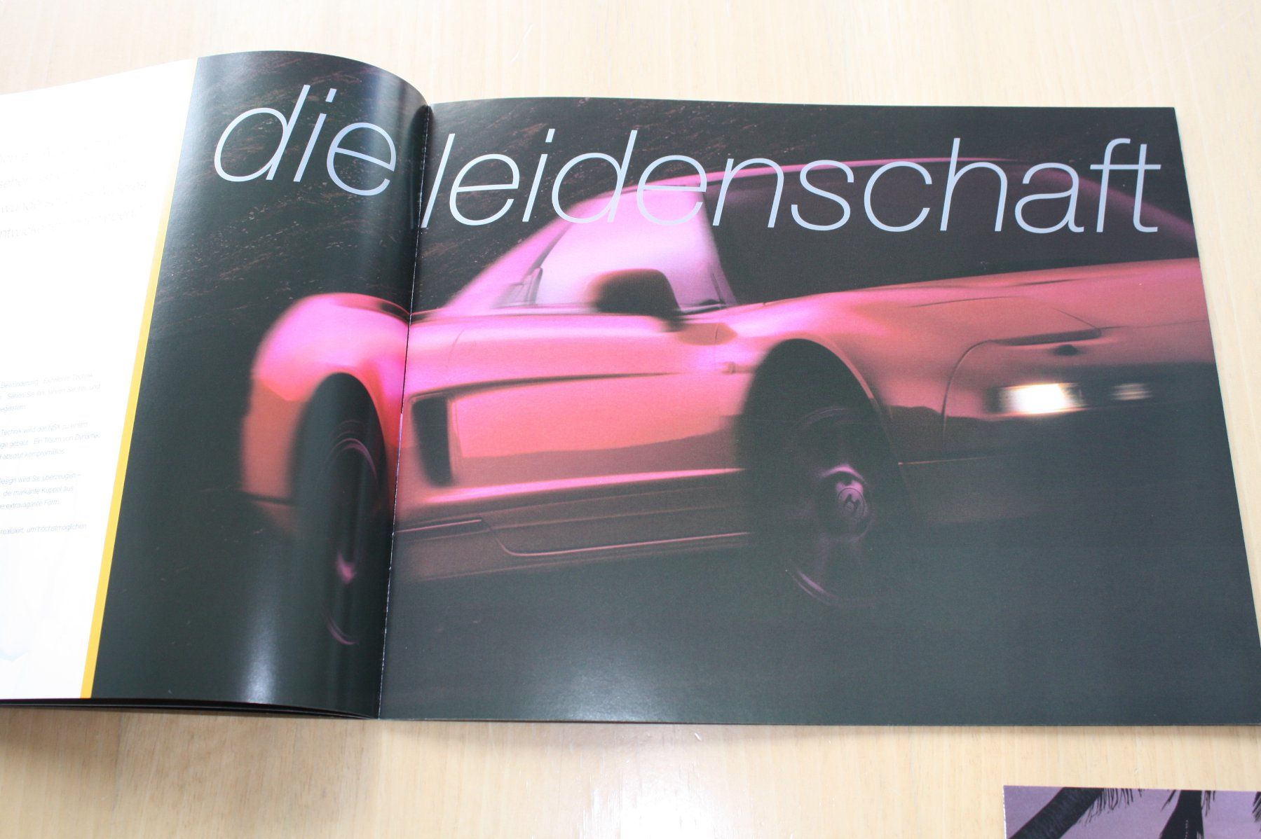 Honda Documenti: Honda NSX CH-Prestige Prospekt – Usato da Wikon venduto da erwin400 3