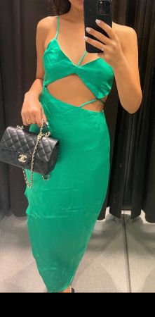 Zara satin dress