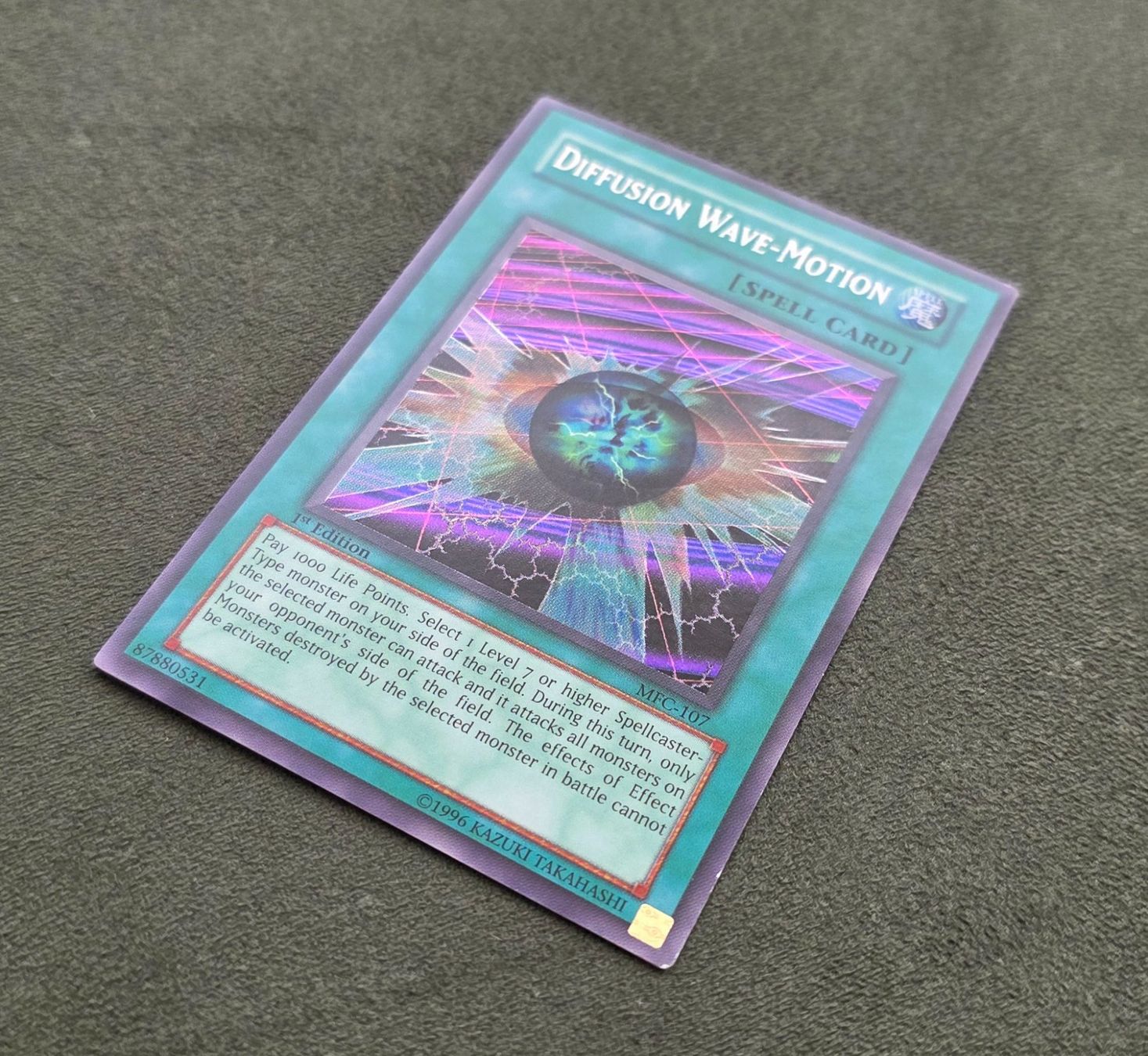 Yugioh Carte collezionabili: Yu-Gi-Oh! 1.Edition MFC-107 Diffusion Wave-Motion EX – Usato da Oberwil BL venduto da Autobueb 1