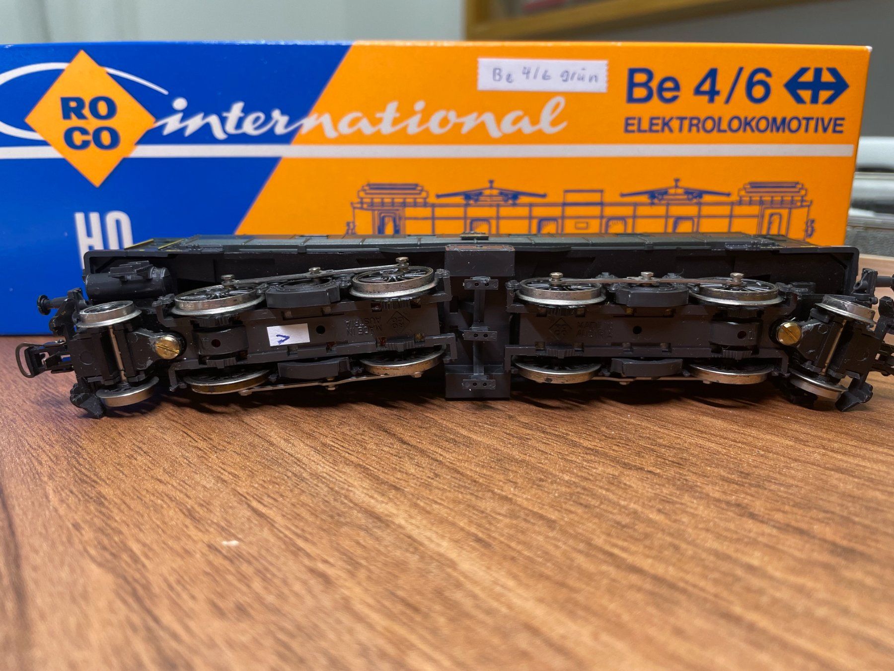 Roco Modellini di ferrovie: Roco SBB Be 4/6 grün in DC analog – Usato da Villmergen venduto da Mfritz 4