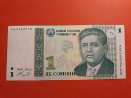 TADSCHIKISTAN - 1 Somoni 1999 UNC (AQ0563704)