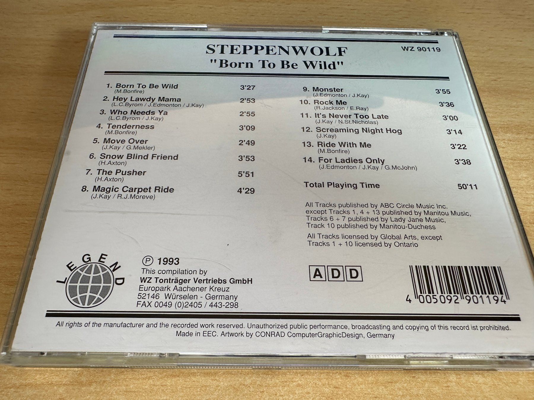 CD: Steppenwolf – Born To Be Wild – Usato da Rikon im Tösstal venduto da Alpenmutz 1