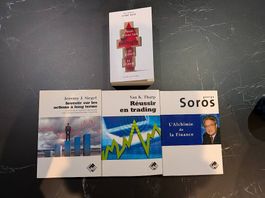 Pack de livres sur trading, finance et investissement