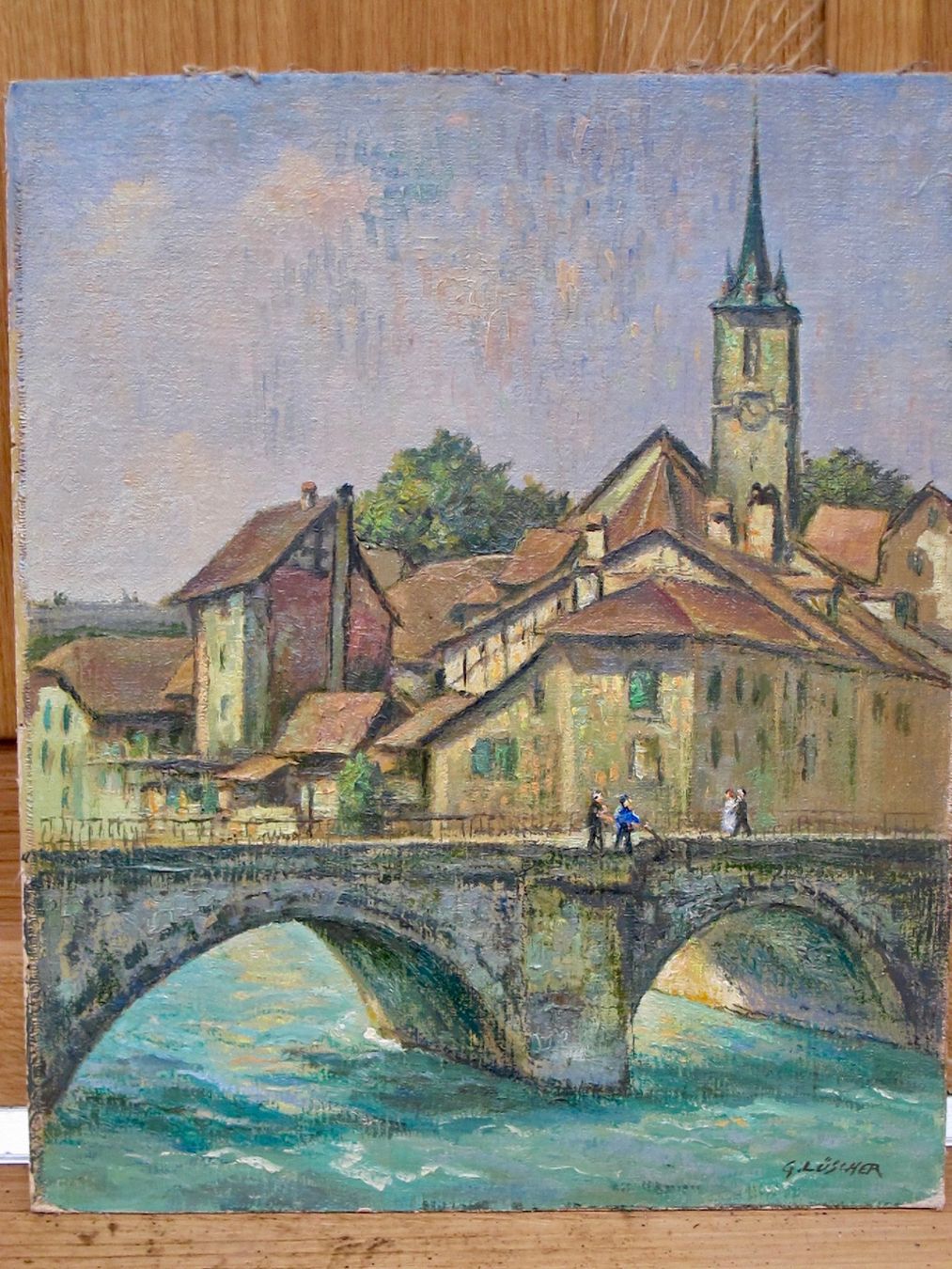 Dipinti: Gottfried Lüscher 1881-1975 Bern – Usato da Wädenswil venduto da Turusukko