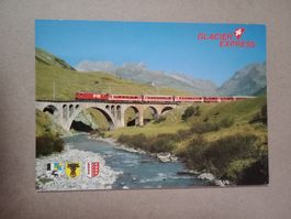 Ak Bahn Glacier Express Viadukt FO RhB BVZ