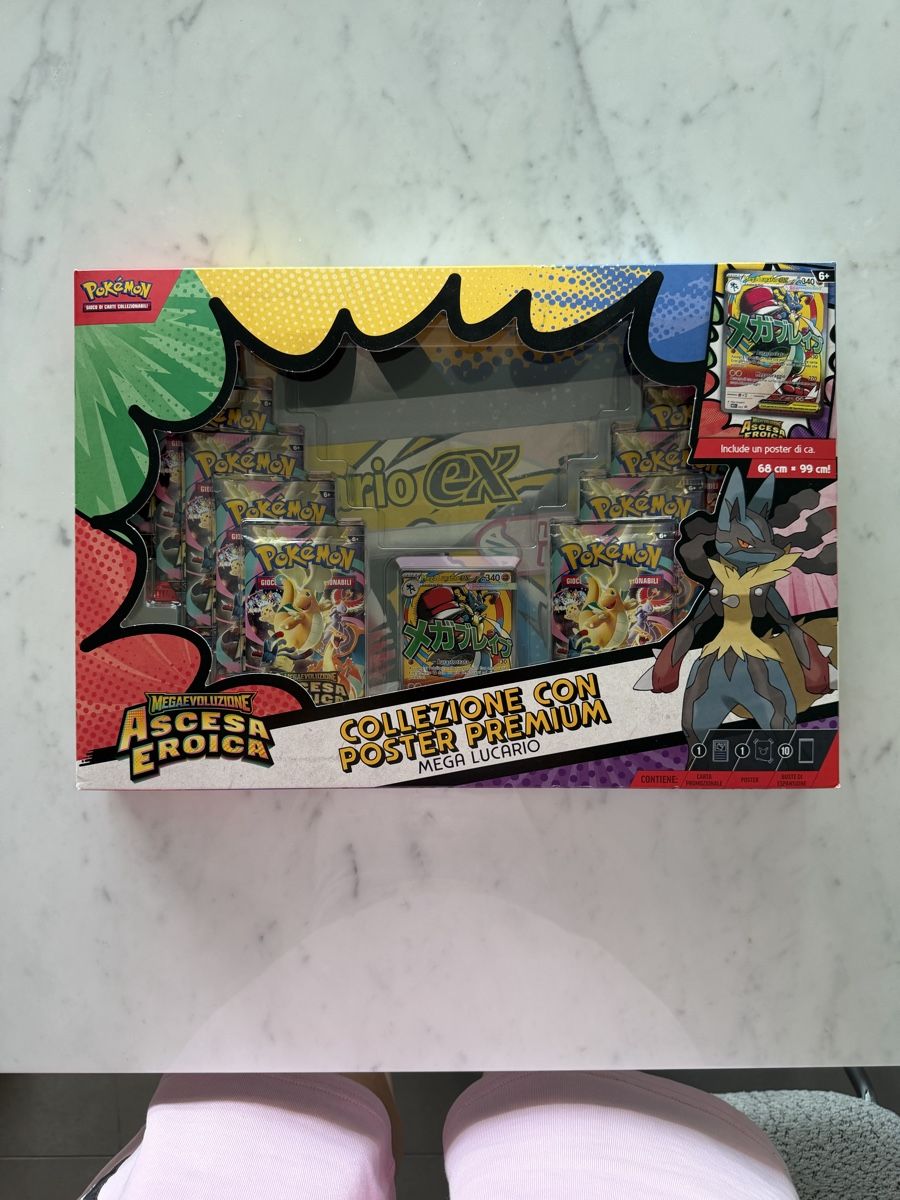 Pokémon Sammelbilder & Trading cards: Ascended Heroes Mega Lucario premium poster collection  – Neu und originalverpackt aus Cademario von Yleeyle