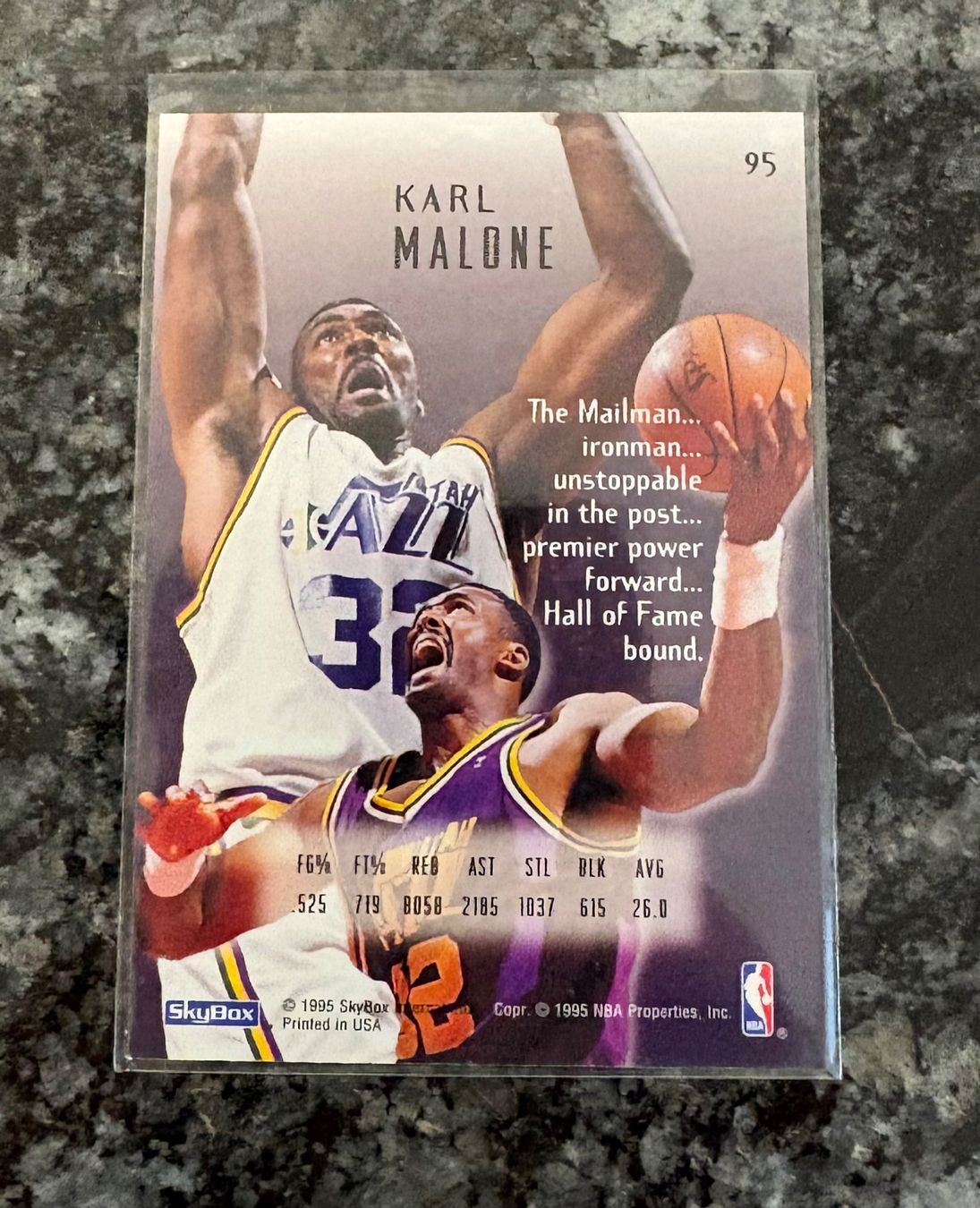 Nba Cartes à collectionner: NBA Kaerl Malone Skybox E Motion 94/95 Card – Neuf (Voir description) à Muttenz par joba23 1