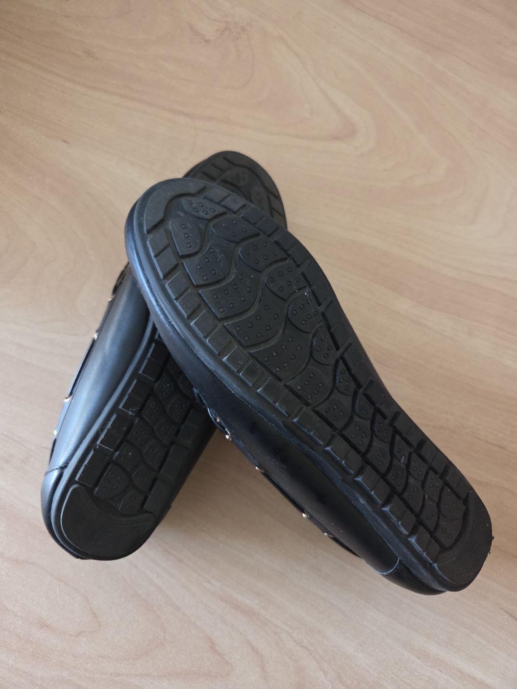 Scarpe da donna: Schwarze Kunstleder Mokassins Gr.39 – Nuovo (secondo la descrizione) da Winterthur venduto da katzen07 5