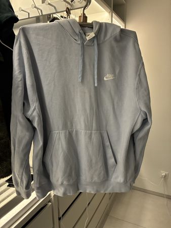 Nike Hoodie Hellblau, Vintage Look, Grösse L  Hoody Pullover