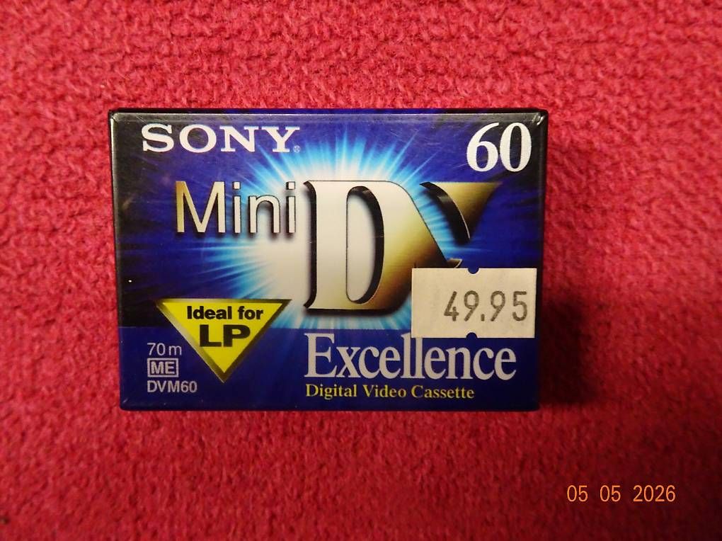 Musicassette: MINI-DV-KASSETTE Excellence 70m – Usato da Buchs SG venduto da Aominchric