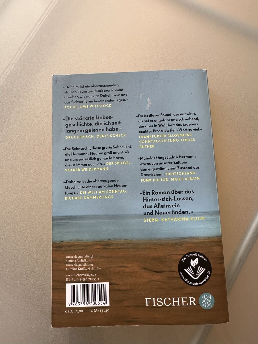 Libri: Judith Hermann Daheim – Usato da Zürich venduto da t.sch. 1