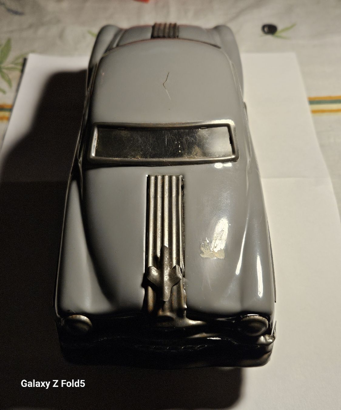 Pontiac Modellini d'auto: Blechauto Pontiac, Oldtimer, Vintage, grau, 25cm – Usato da Basel venduto da Sschenker 1