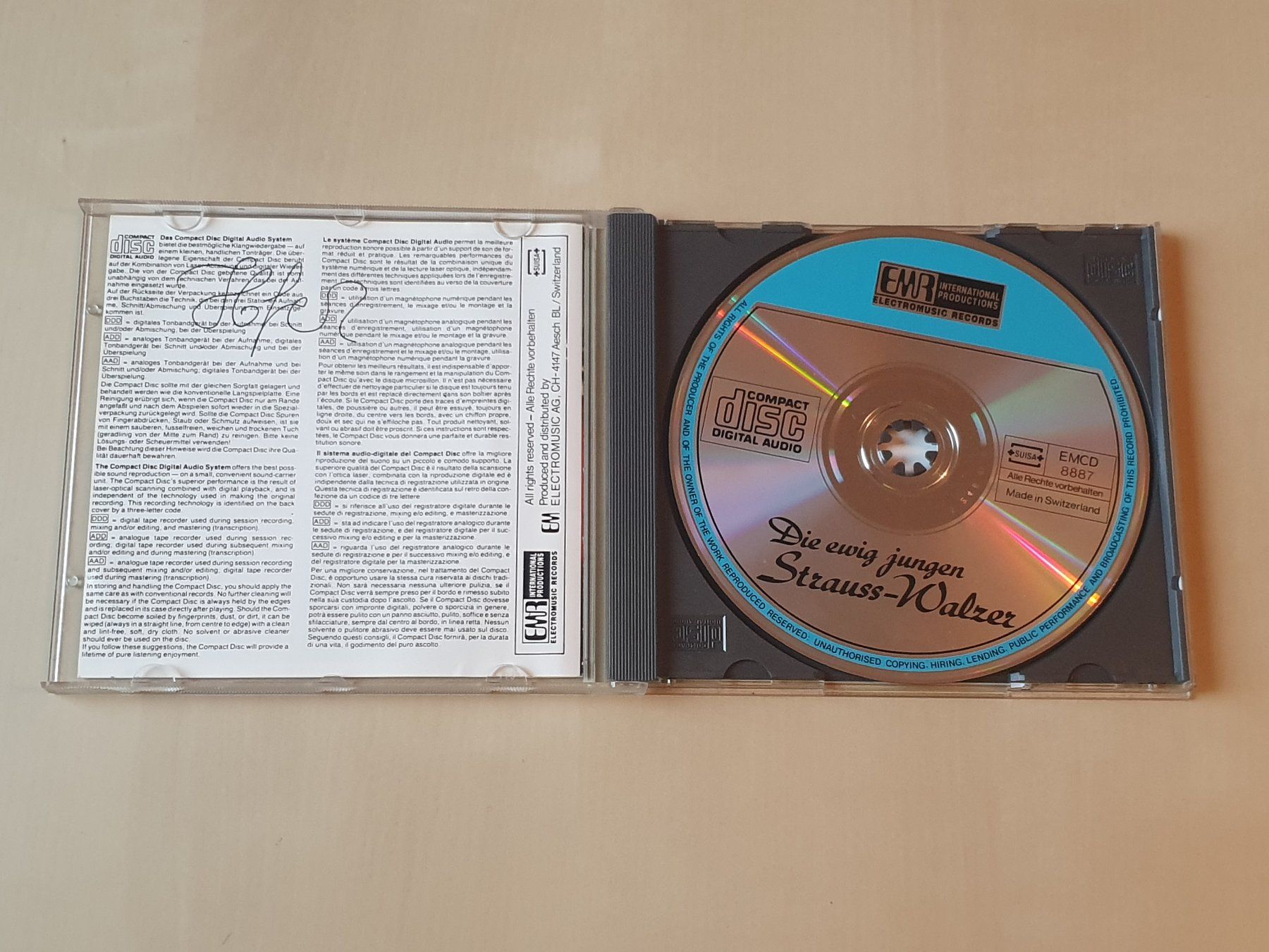 CD: Die ewig jungen Strauss Walzer – Usato da Stansstad venduto da collectorsshop 2