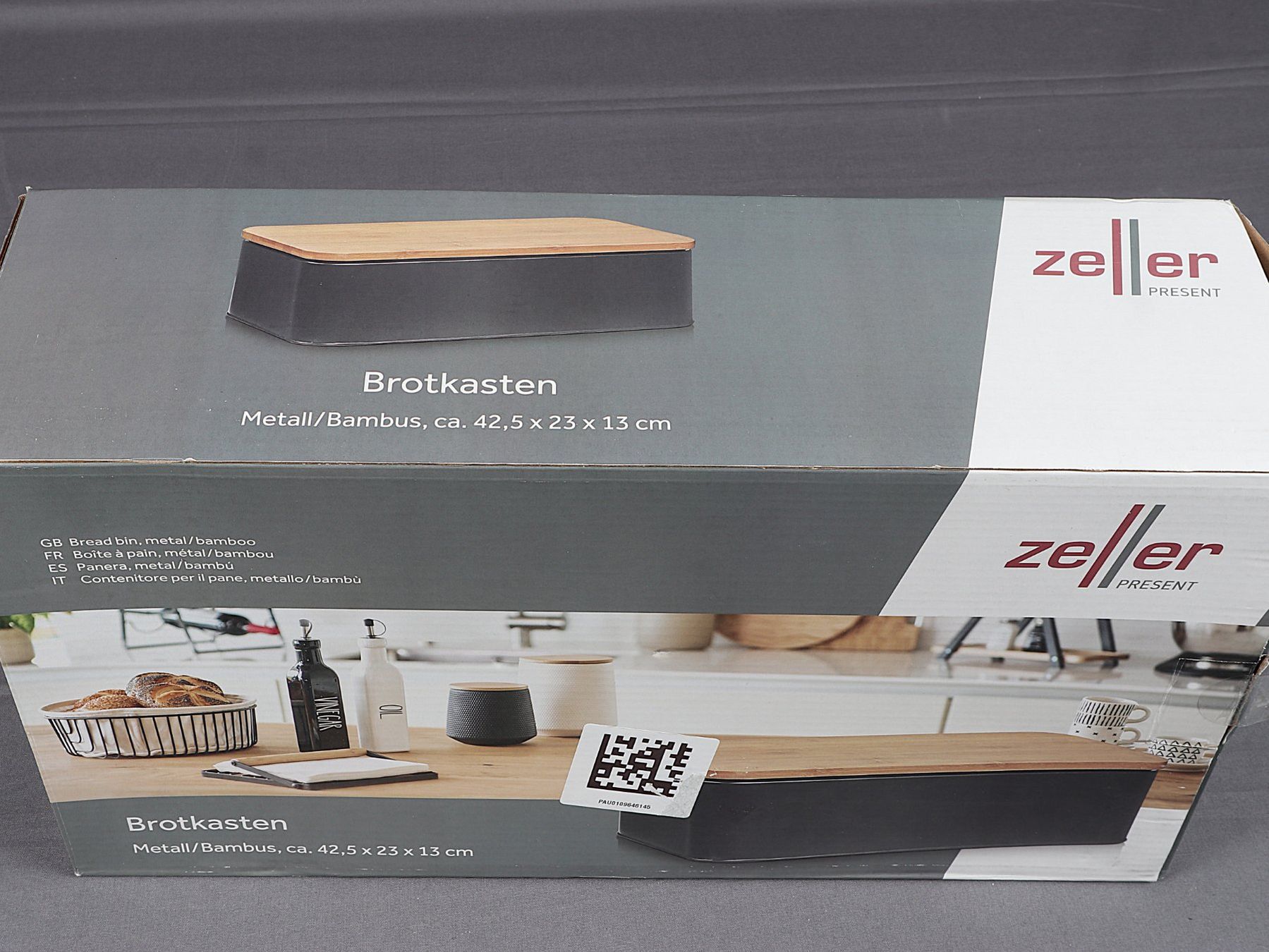Contenitori & Simili: ZELLER Brotkasten Metall/Bambus – Nuovo (secondo la descrizione) da Steinen venduto da Restwert_Steinen 8