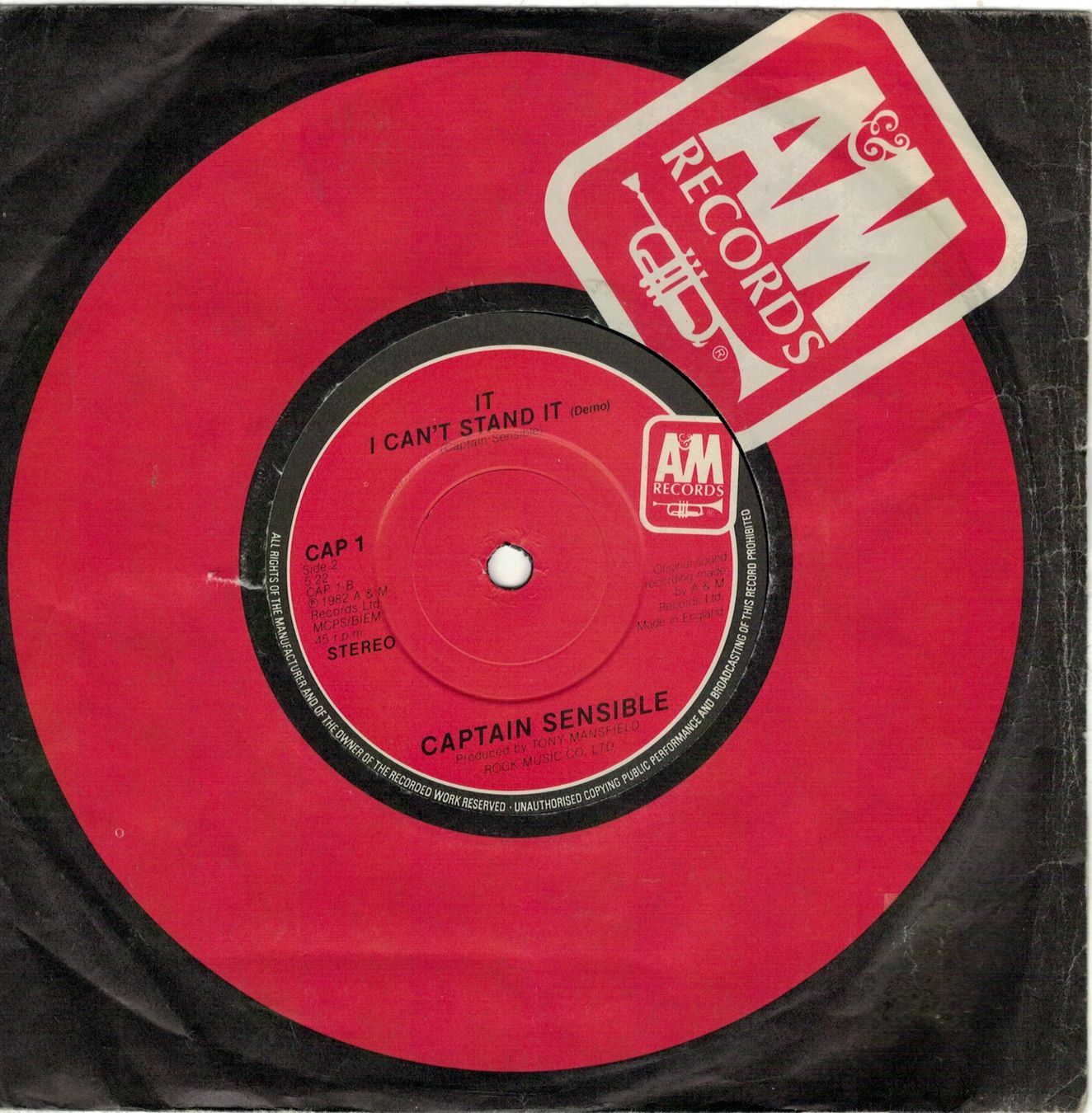 Dischi in vinile: Captain Sensible - Happy Talk – Usato da Lugano venduto da mdal