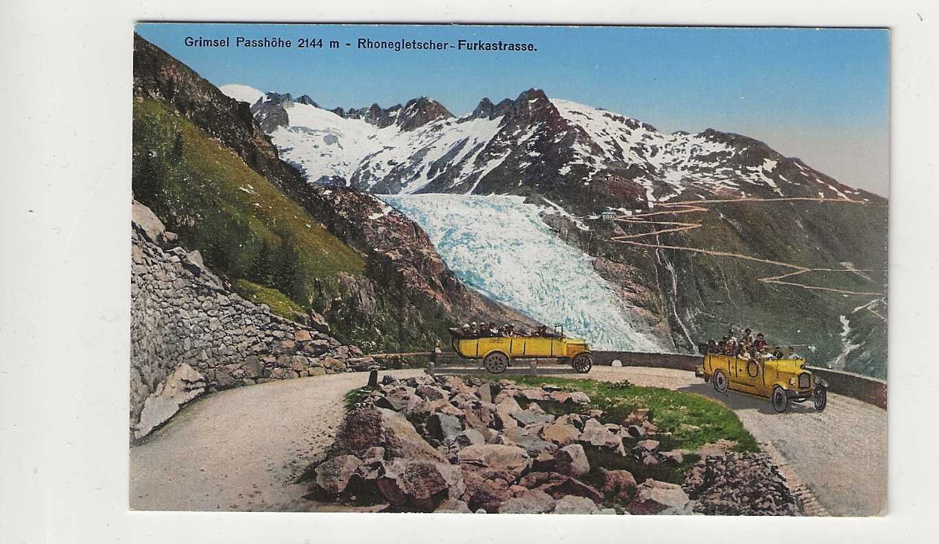 Ansichtskarten: Postauto, 1920-30-r Jahre – Gebraucht aus Spiez von Niesen20