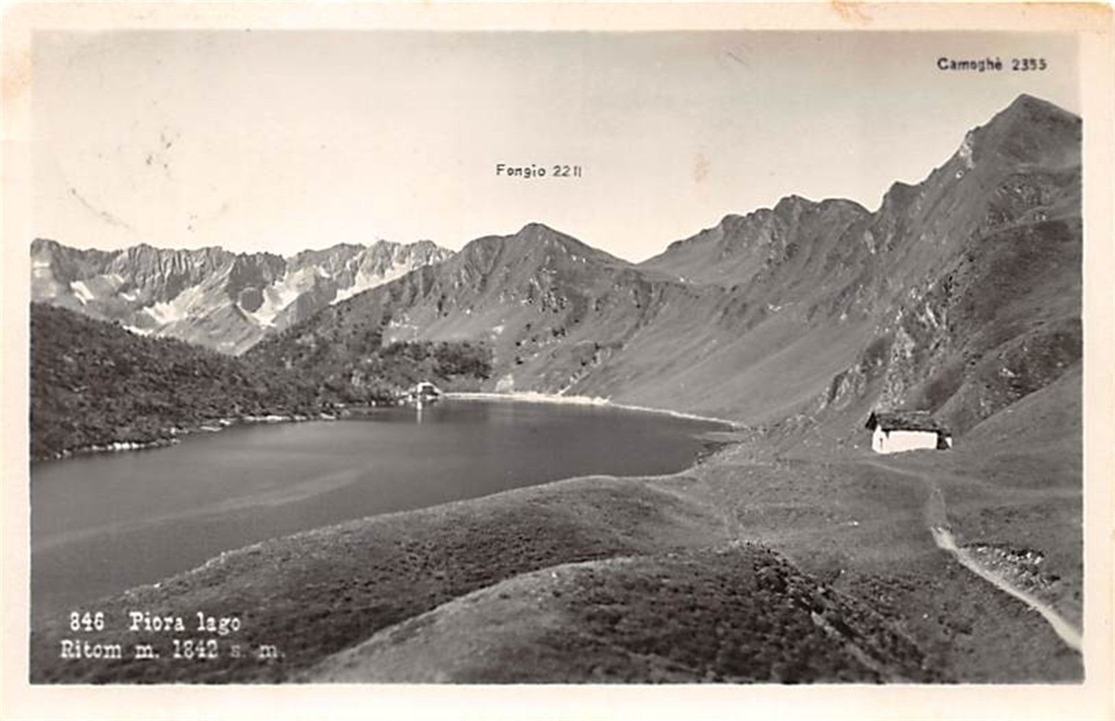 Cartoline postali: Piora, lago Ritom – Usato da Ottikon b.Kemptth. venduto da Neptun1974