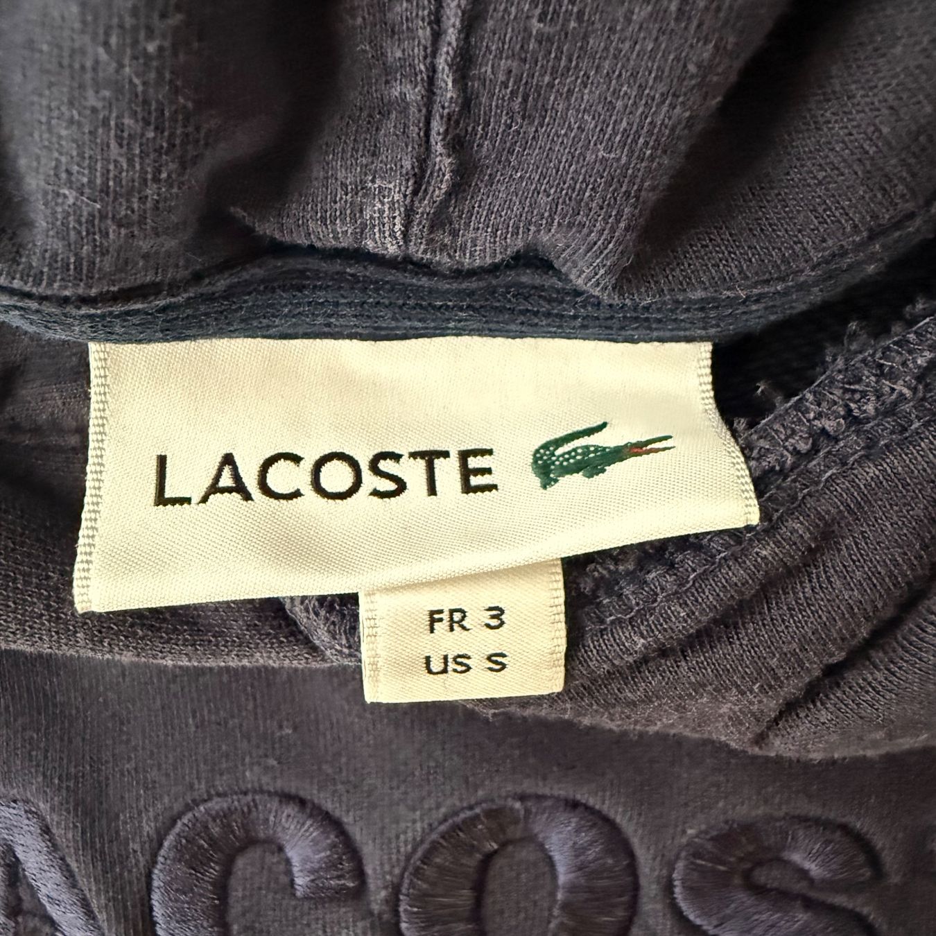 Maglioni & Felpe: Lacoste Kapuzenpullover "Hoodie", dunkelblau gebraucht – Usato da Zürich venduto da secondlife.breeding 3