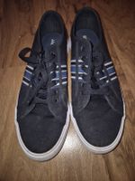 Turnschuhe Gr. 42 Dunkelblau mit Streifen