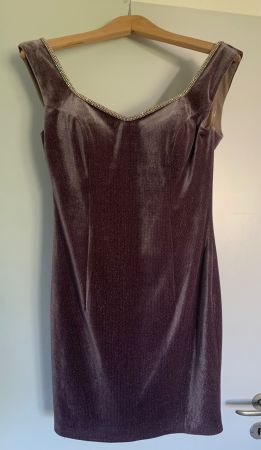 Kleid mit Kette Rückenfrei Cocktailkleid