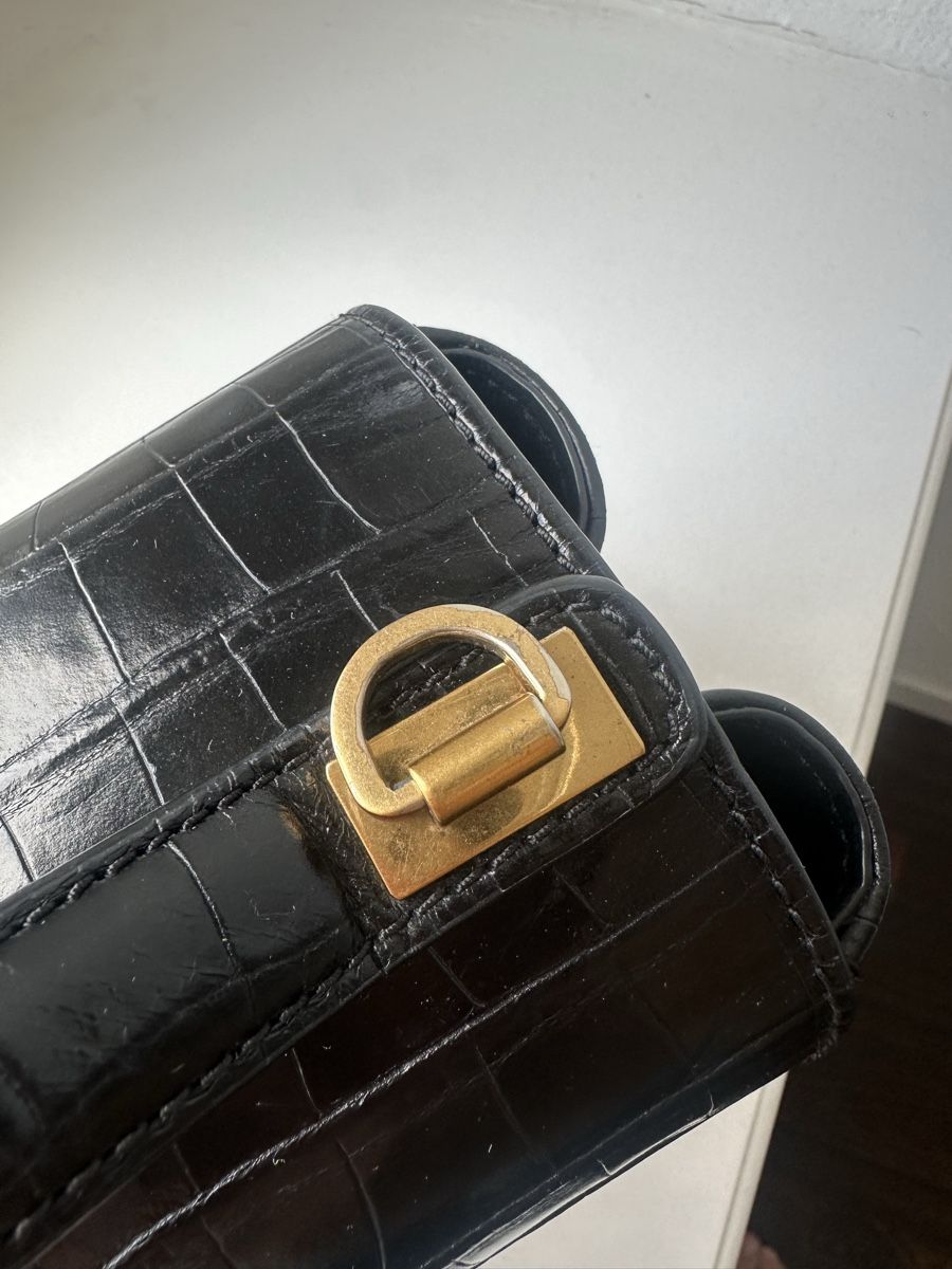 Coccinelle Borse da donna: Coccinelle black croc leather bag – Nuovo (secondo la descrizione) da Uster venduto da Monika_OB 4