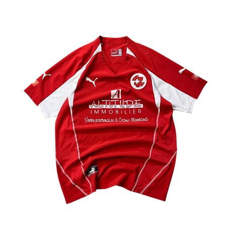 Vintage Puma X Switzerland 2004-06 Jersey (XL)
