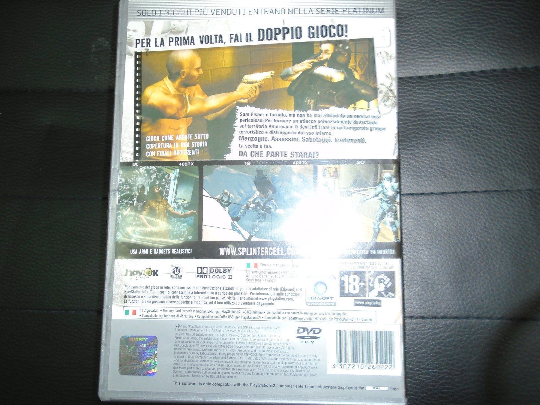 Giochi: Splinter Cell - Double Agent PS2 – Usato da Olten venduto da Disc-Ausverkauf 2