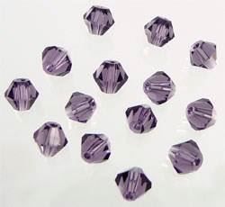 Perle (finte): 10 Perlen bicone    6mm Tanzanite – Nuovo (secondo la descrizione) da Alpnachstad venduto da perlengaby