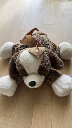 Kuscheliger Hunde-Rucksack für Kinder, Top Zustand!