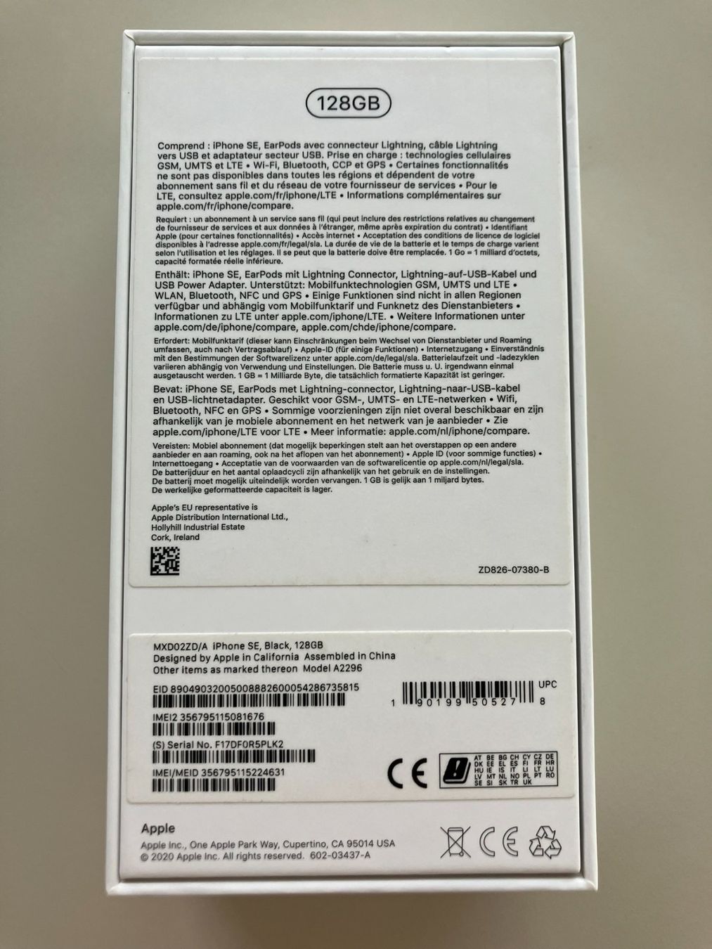 Apple Handys / Smartphones: iPhone SE 2020 (2. Generation), 128GB, Model A2296 – Gebraucht aus Meisterschwanden von Discus0 5