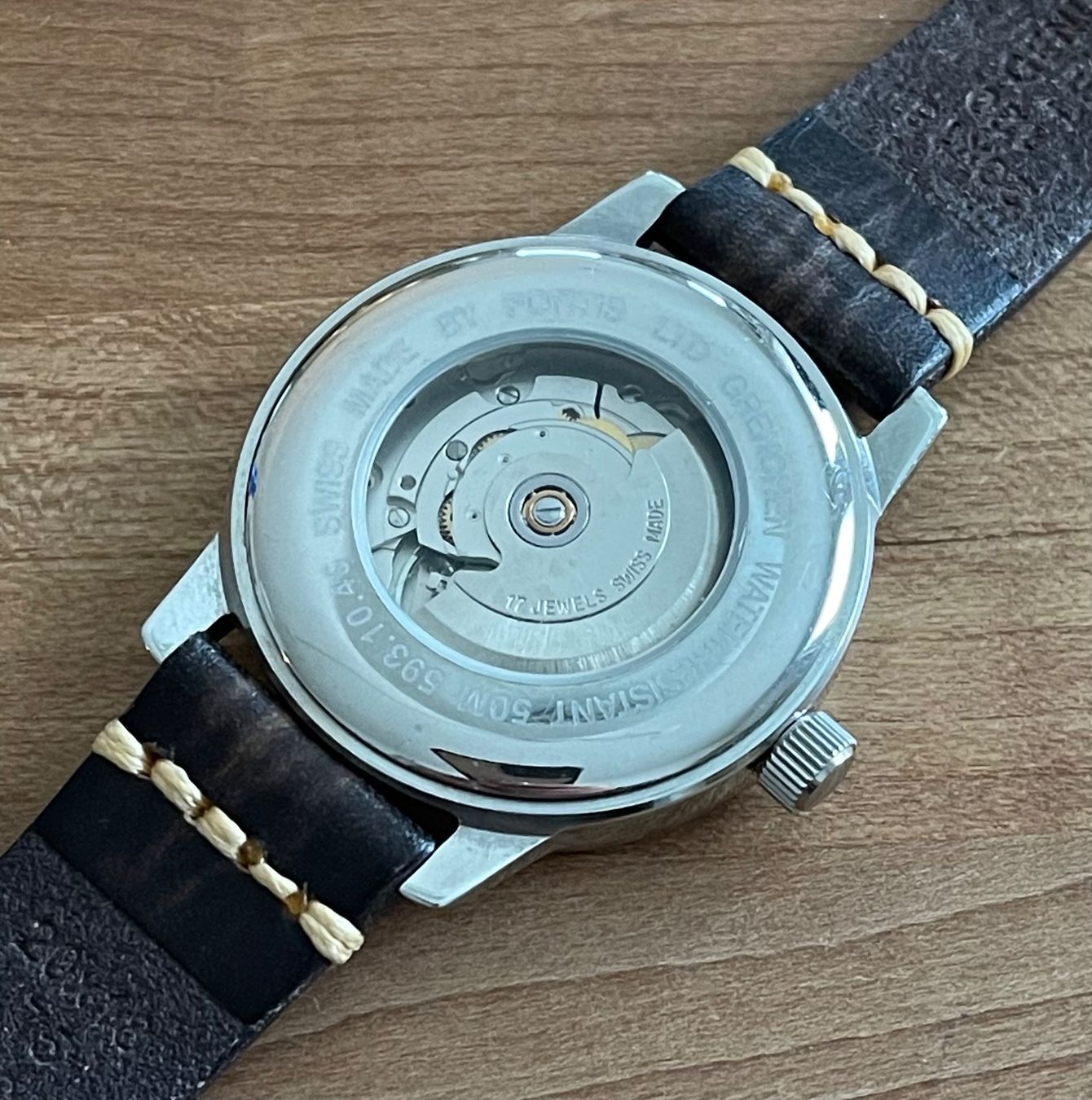 【希少】FORTIS Automatic Date 593.10.46 Fortis - Flieger - 593.10.46 - Men - 2000-2010 - auction