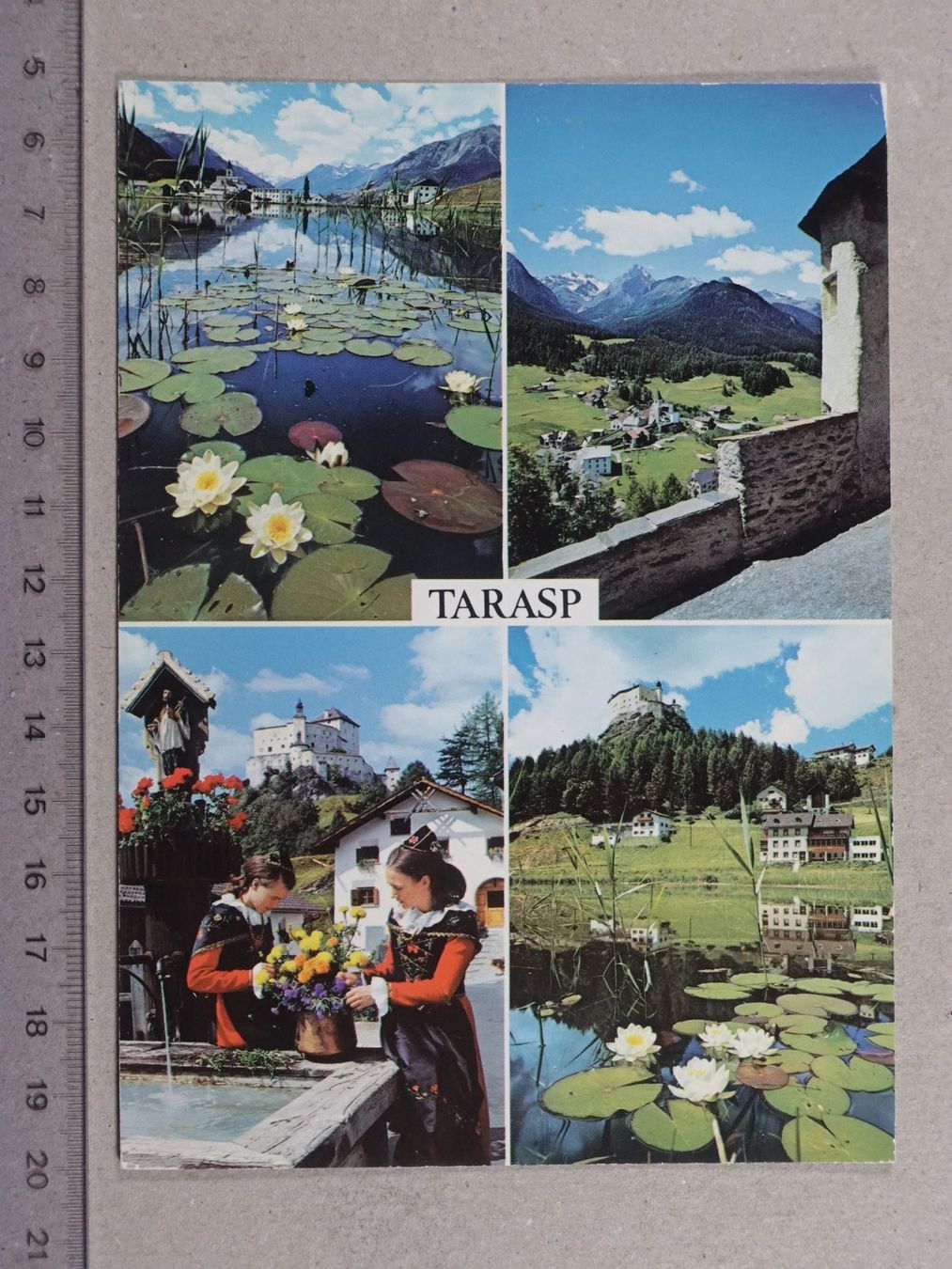Cartoline postali: Tarasp, 1993 – Usato da Lenzburg venduto da fh1