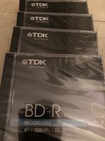 Original TDK 5 BD-R 2X 135 Min 25 GB & 2 CD-R 80 Min.