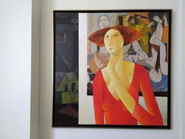 Tableau "A l'expo Picasso" de Collandre