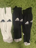3 Paar Adidas Fussball Socken schwarz/weiss Grösse 27-30 (3k