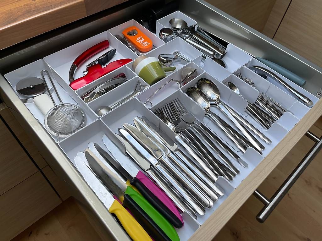 Cucine complete: Modulares Gridfinity Besteckset / Schubladen-Organizer – Usato da Unterseen venduto da Raff_e46