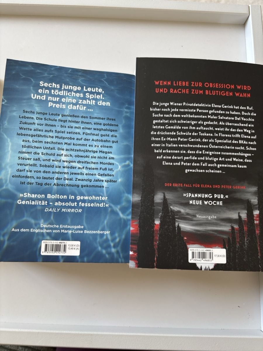 Libri: 4 Spannende Thriller/ Krimis – Usato da Pieterlen venduto da JK99 1