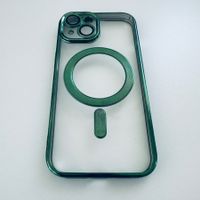 Schutzhülle Cover Case Grün mit Kamera Schutz für iPhone 15