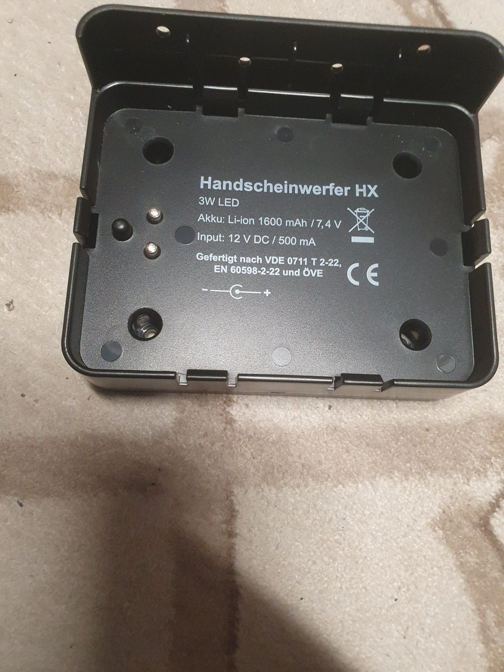 Lampen: LED Handscheinwerfer HX 3W LED Akku LED-Sicherheitsleuchte – Neu und originalverpackt aus Zürich von eymen20 3