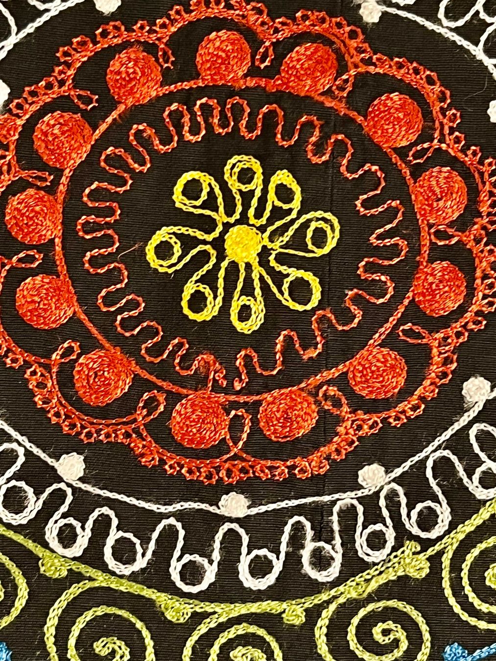 Stoffe: Nappe ou tenture, coton brodé, Inde-Pakistan – Gebraucht aus Genève von DELIRBEADS 5
