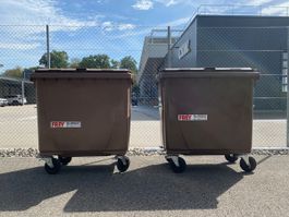 Kunststoff Grosscontainer 770l / 2 Stück 